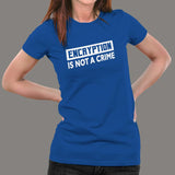 Encryption Is Not A Crime Women's Tee - Secure It