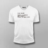 ERROR Funny T-shirt For Men