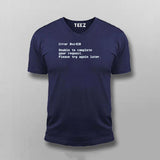 ERROR Funny T-shirt For Men