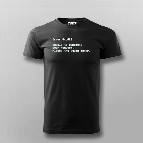 ERROR Funny T-shirt For Men