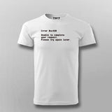 ERROR Funny T-shirt For Men