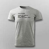 ERROR Funny T-shirt For Men Online India