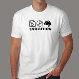 Evolution of Data Storage Computer Science T-Shirt For Men online india