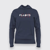 FLAMES Friendship design Hoodies For Women Online India