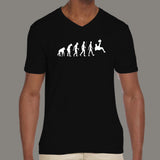 Football Evolution Men’s attitude v neck T-shirt India online india