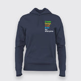 Create Design Code Build - Google Fan Hoodie