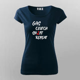 GAS CLUTCH SHIFT REPEAT T-Shirt For Women