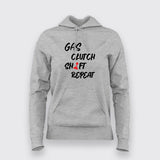 GAS CLUTCH SHIFT REPEAT Hoodies For Women Online India