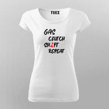 GAS CLUTCH SHIFT REPEAT T-Shirt For Women