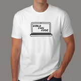 Girls Can Code Men's Coding T-Shirt Online India