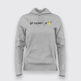 Git Commit M Prayer Funny Hoodies For Women Online India