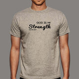 God Is My Strength T-Shirt For Men