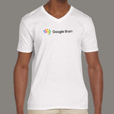 Google Brain V Neck T-Shirt For Men Online India