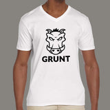 Grunt V Neck T-Shirt For Men Online India