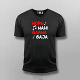 HORN NAI GAANA BAJA Hindi Funny T-shirt For Men