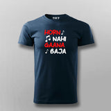 HORN NAI GAANA BAJA Hindi Funny T-shirt For Men