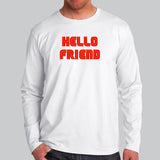 Hello Friend Mr Robot Full Sleeve T-Shirt For Men Online India