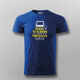 Hindi Teachers Can Do Virtually Anything Funny Hindi T-shirt For Men