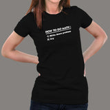 How To Do Math T-Shirt For Women Online India