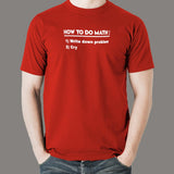 Solve It! 'How To Do Math' Men's Cotton T-Shirt