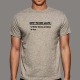 Solve It! 'How To Do Math' Men's Cotton T-Shirt