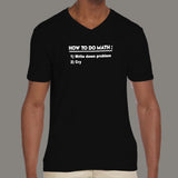 Solve It! 'How To Do Math' Men's Cotton T-Shirt