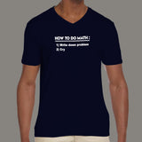 Solve It! 'How To Do Math' Men's Cotton T-Shirt