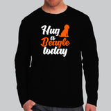 Hug A Beagle Today T-Shirt For Men