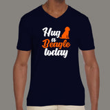 Hug A Beagle Today T-Shirt For Men