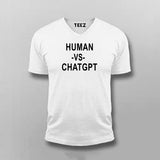 Human vs ChatGPT T-shirt For Men