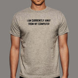 Funny Geeky Humor Statement T-Shirt For Men Online