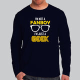 I Am Not A Fanboy Just A Geek Programmer Full Sleeve T-Shirt For Men Online India