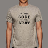 I Write Code So I Know Stuff - Pro Programmer Tee