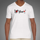 I Love Wine Men's Wine Lover T-Shirt