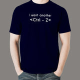 Wish Ctrl Z Life Funny Programmer Tee