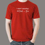 Wish Ctrl Z Life Funny Programmer Tee