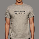 Wish Ctrl Z Life Funny Programmer Tee