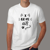 I Love Cats T-Shirt India