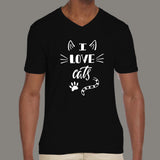 I Love Cats T-Shirt For Men