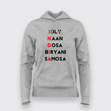 India Food Hoodies For Women Online India