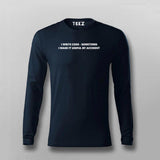 I Write Code-Sometimes Programmer T-shirt For Men