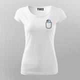 IMPOSTER IN POCKET Gaming T-shirt For Women Online Teez