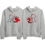 Incomplete without you his & her Love Puzzle Couple Hoodies