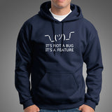 Not a Bug Cotton & Zip Hoodies - Funny Programmer Gear