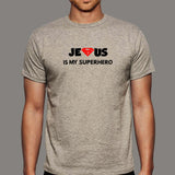 Jesus Is My Super Hero T-Shirt For Men