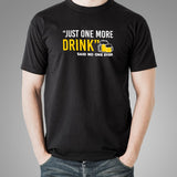 Men's Funny Drinking T-Shirt India