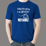 Lazy Cat - I Will Do Nothing Today Men’s T-Shirt