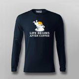 Life Begins After Coffee T-Shirt For Men