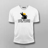 Life Begins After Coffee T-Shirt For Men