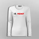 Lil Memer Fullsleeve T-Shirt For Women India